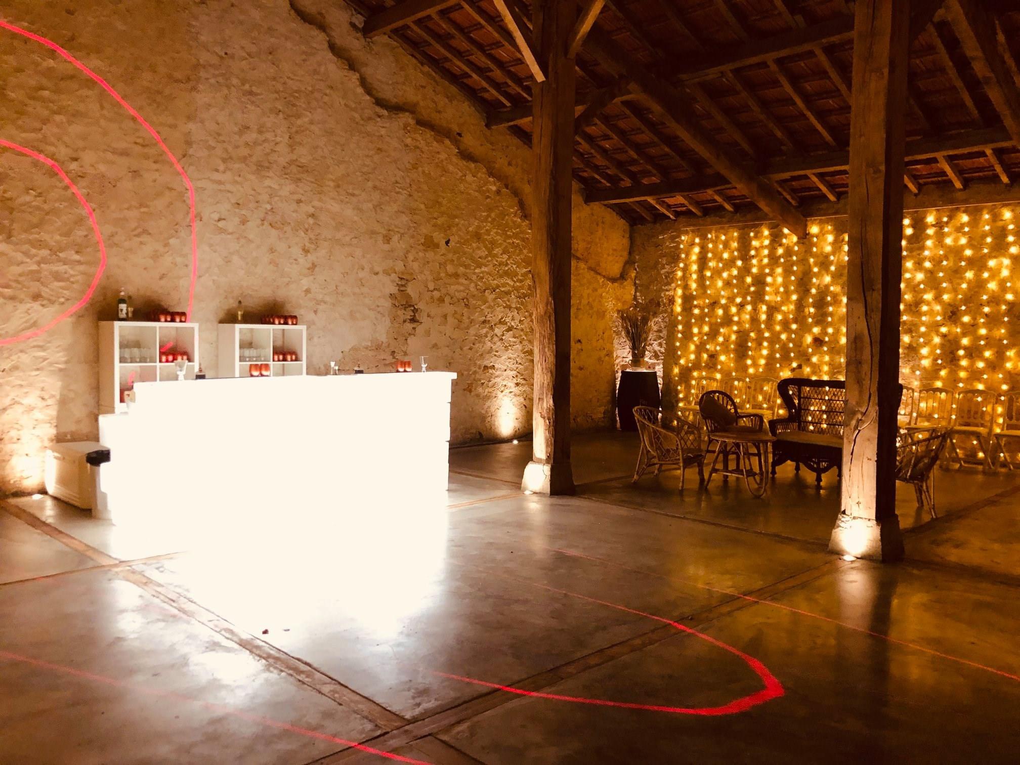 bar dans un mariage